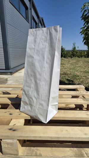 22 x 14 x 53 cm SACI KRAFT ALB PLUS NATRU 7 KG