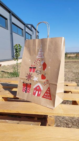 32 x 12 x 41 cm, Sacosa Natur Brad