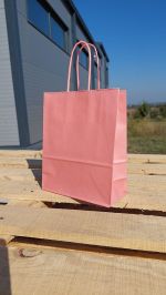 18 x 8 x 22 cm, SACOSA COLORATA CU MANER RASUCIT